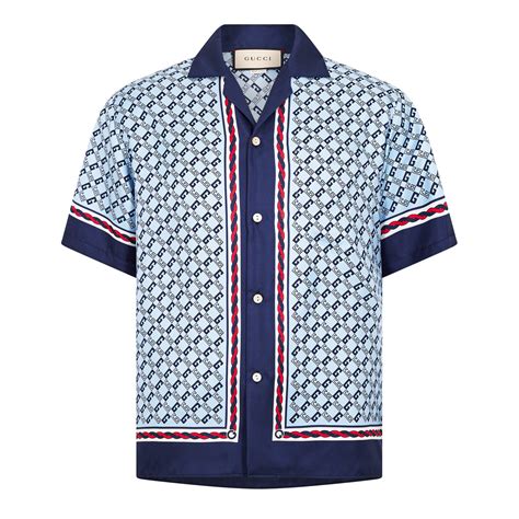 gucci silk shirt mens free shipping|gucci silk shirt women's.